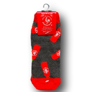 3/$20 Sriracha Hot Chili Sauce Funny Novelty Ankle Socks - Brand New